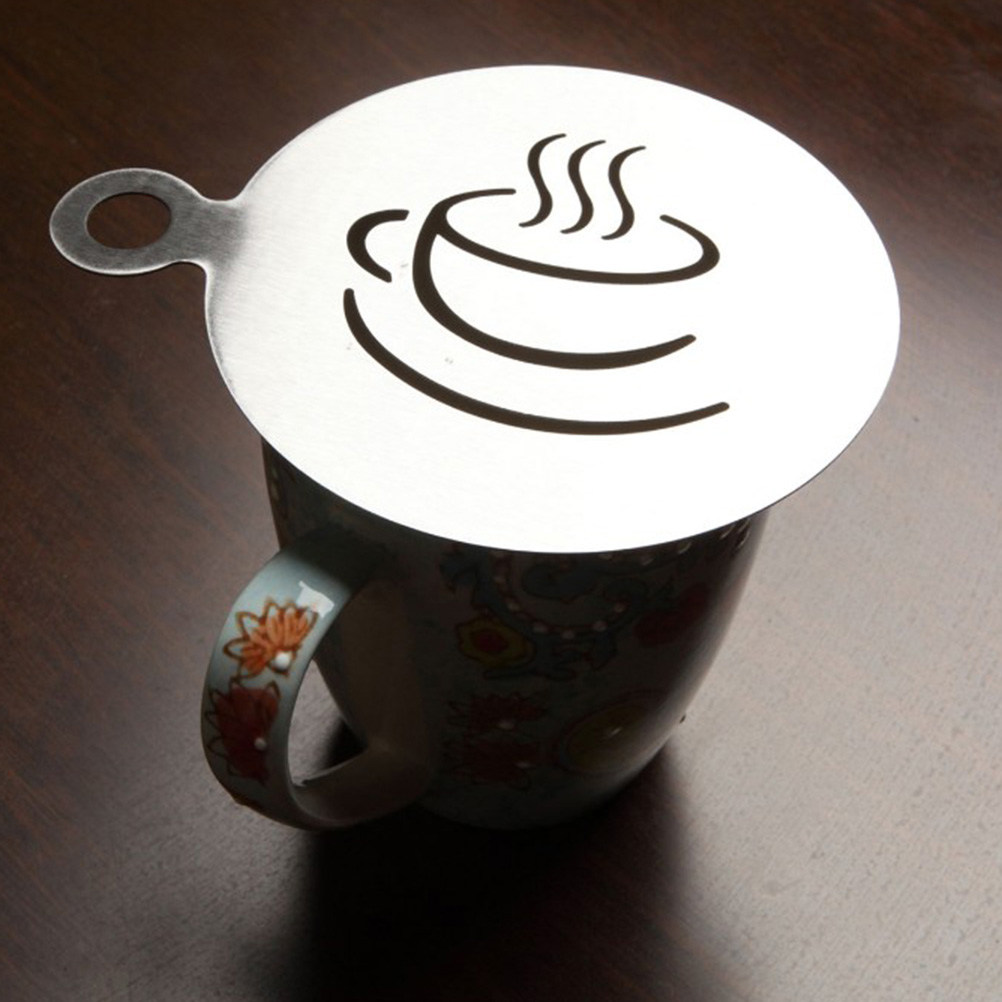 2Pcs Coffee Latte Art Stencils - Coffee Stencil Art review and price