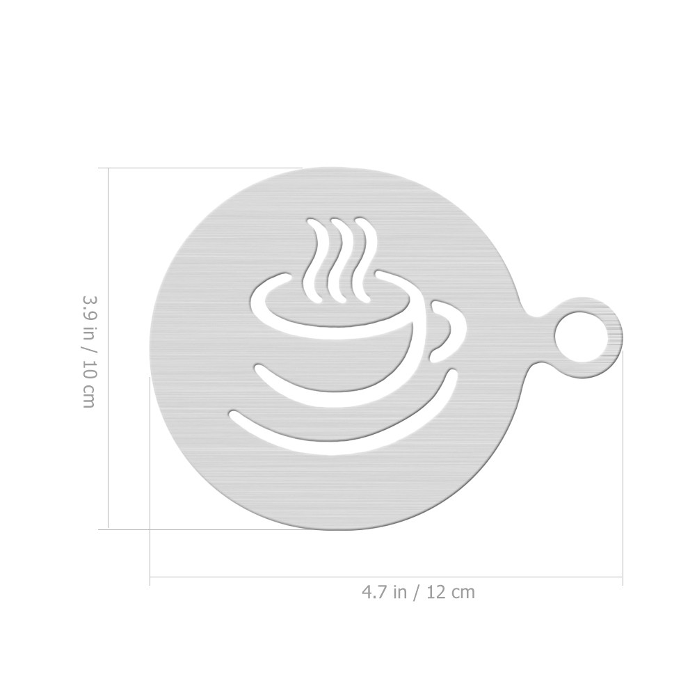 2Pcs Coffee Latte Art Stencils - Coffee Stencil Art review and price