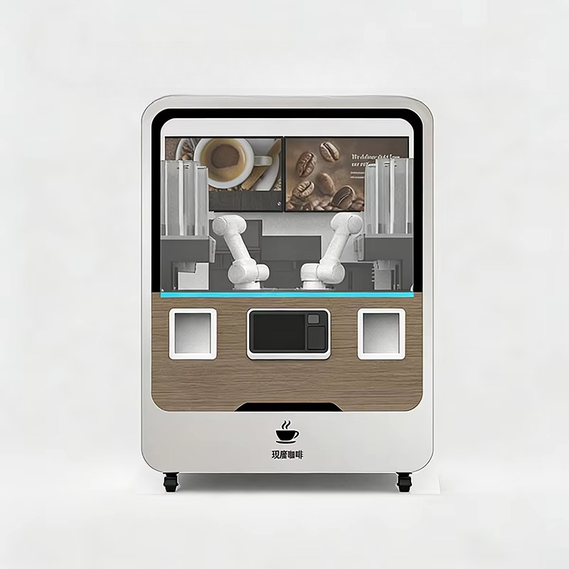 Customized Commercial Robotic  - Coffee Tea Vending Machine For Office review and price