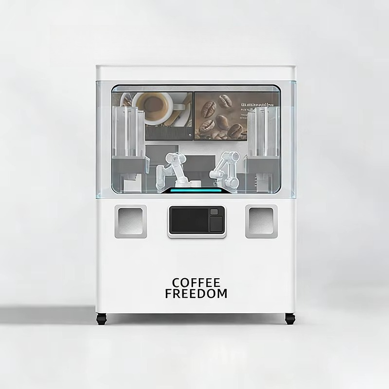 Customized Commercial Robotic  - Coffee Tea Vending Machine For Office review and price
