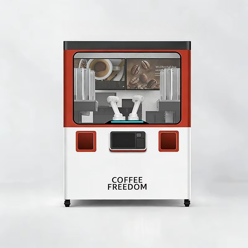 Customized Commercial Robotic  - Coffee Tea Vending Machine For Office review and price