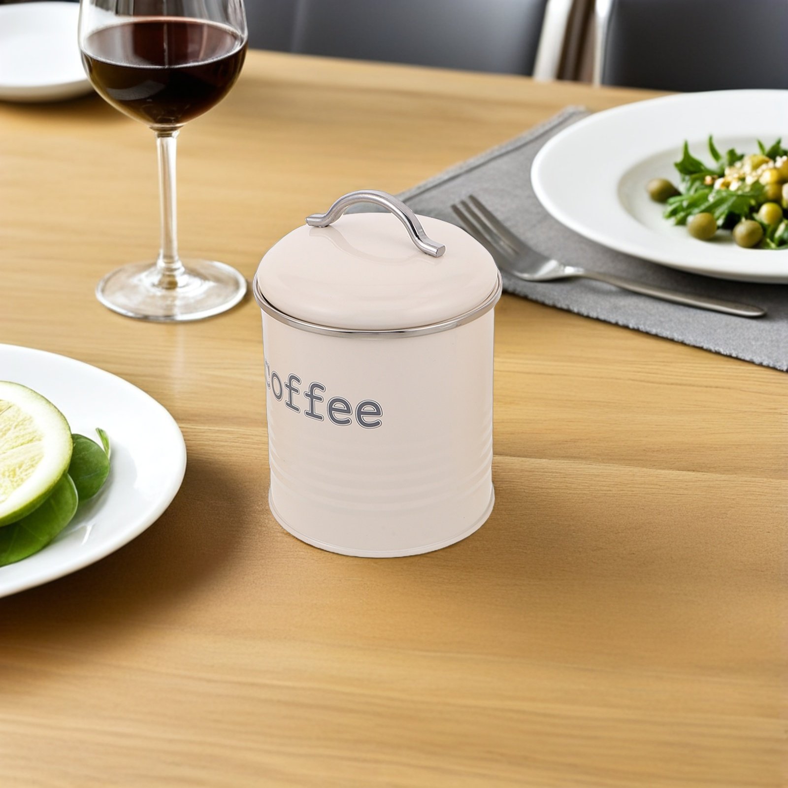3Pcs Sealed Coffee Bean Contai - Coffee Tea Sugar Canister Set review and price