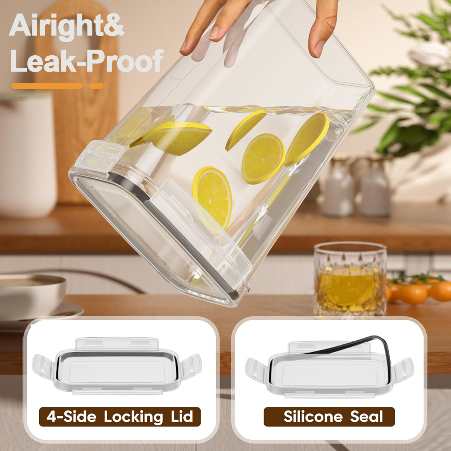 3/6Pcs  Airtight Food Storage  - Coffee Tea Sugar Canister Set review and price