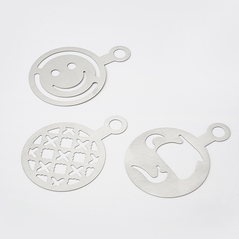 Stainless steel latte art sten - Coffee Stencil Art review and price