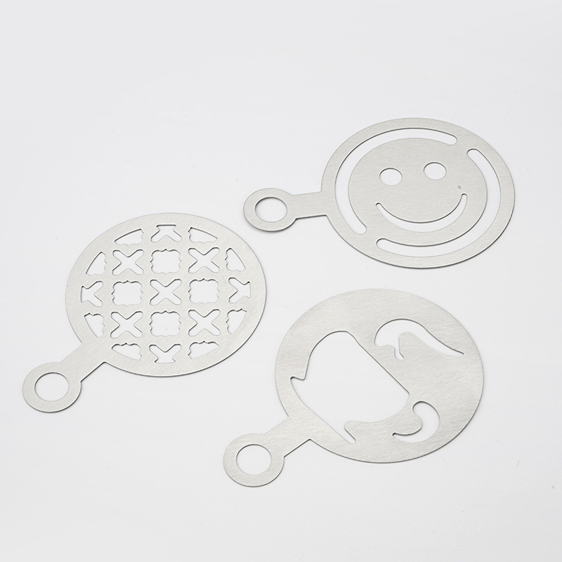 Stainless steel latte art sten - Coffee Stencil Art review and price